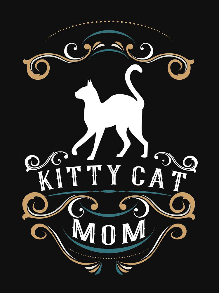 Kitty Cat Mom | NickerStickers® on Redbubble by NickerStickers T-Shirts, Hoodie, Sweatshirt | BlankRebels.com (Image 3)