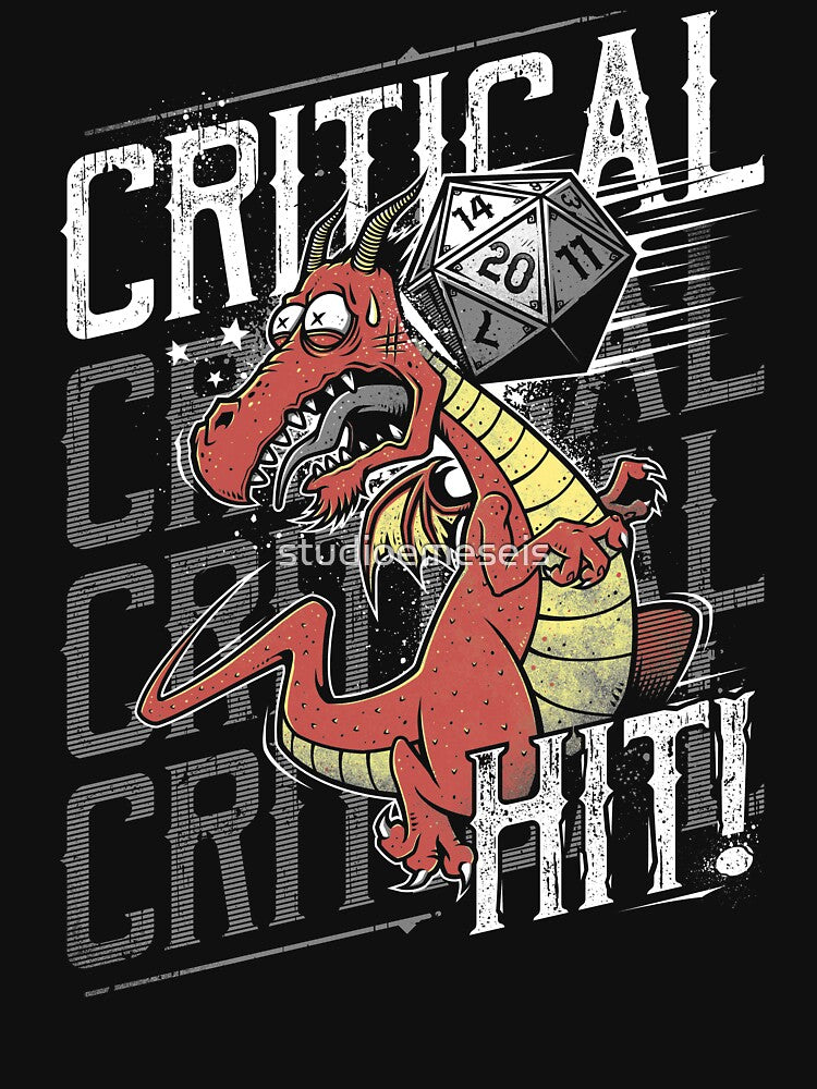 Super Crit. Hit V1 by studiomsix T-Shirts, Hoodie, Sweatshirt | BlankRebels.com (Image 3)