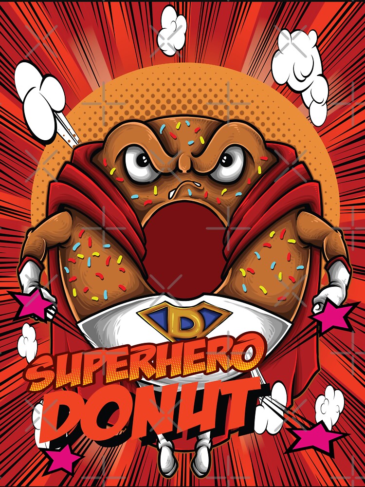 Superhero Donut I Love Donuts. by ProjectX23 T-Shirts, Hoodie, Sweatshirt | BlankRebels.com (Image 3)