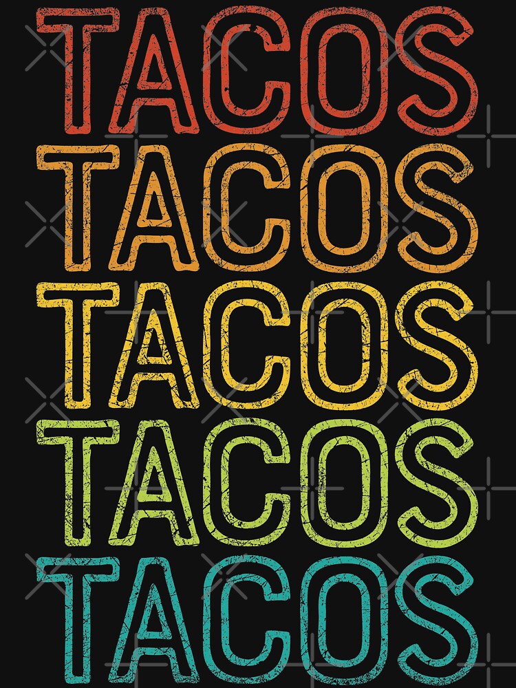 Retro Tacos T-shirt Vintage Taco Tuesday Sweatshirt Mexican by LiqueGifts Hoodie | BlankRebels.com (Image 3)