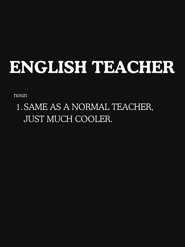 "Cool English Teacher" Tee Shirt by work-at-tire Hoodie, Sweatshirt | BlankRebels.com (Image 3)