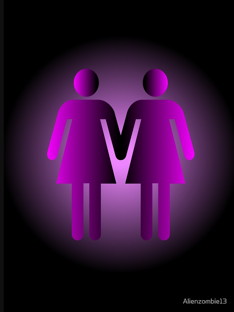 Lesbian Couple Symbol by Alienzombie13 T-Shirts, Hoodie, Sweatshirt | BlankRebels.com (Image 3)