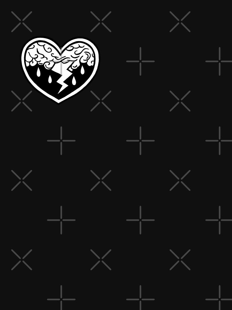 Stormy Heart - Tattoo Style by Night Sky Art T-Shirts, Hoodie, Sweatshirt | BlankRebels.com (Image 3)