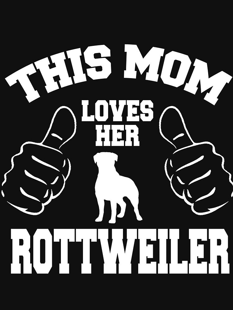 This Mom Loves Her Rottweiler by findgreatshirts T-Shirts, Hoodie, Sweatshirt | BlankRebels.com (Image 3)