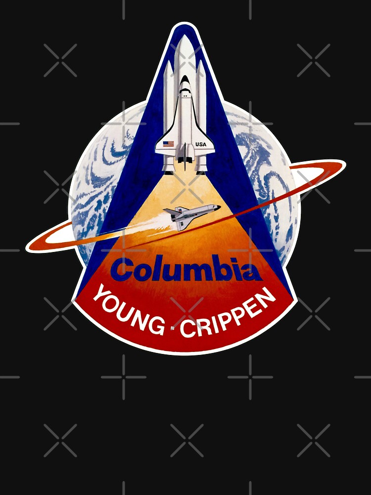 Space Shuttle Columbia STS-1 NASA Young Crippen by jutulen T-Shirts, Hoodie, Sweatshirt | BlankRebels.com (Image 3)