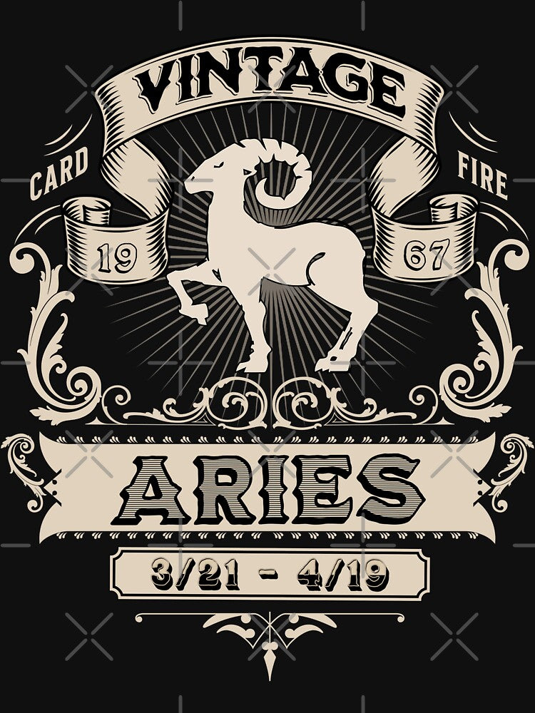 Vintage Aries Birthday Year 1967 Zodiac by rhombusOnion T-Shirts, Hoodie, Sweatshirt | BlankRebels.com (Image 3)