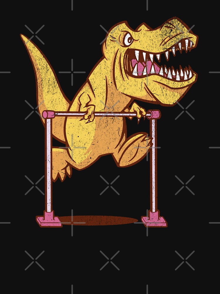 T-rex dinosaur exercise gym by WhistlingSnail T-Shirts, Hoodie, Sweatshirt | BlankRebels.com (Image 3)
