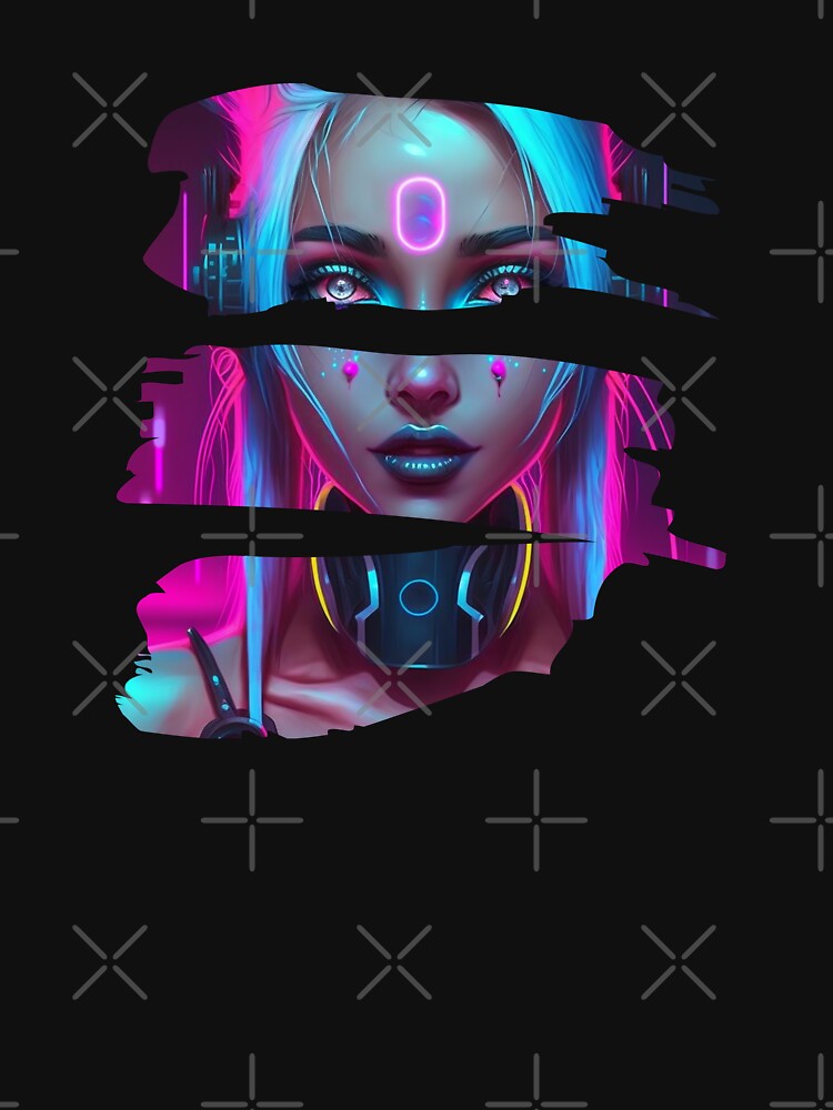 Hot Cyber DJ Girl by badbug T-Shirts, Hoodie, Sweatshirt | BlankRebels.com (Image 3)