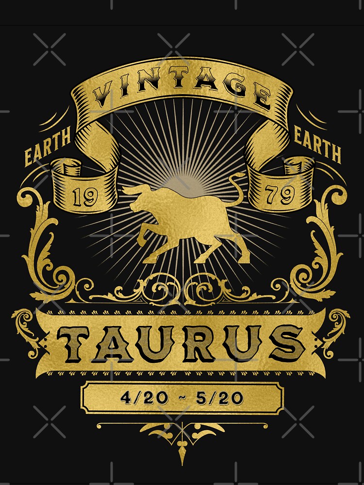The Zodiac Sign of Taurus Golden Vintage 1979 by rhombusOnion T-Shirts, Hoodie, Sweatshirt | BlankRebels.com (Image 3)
