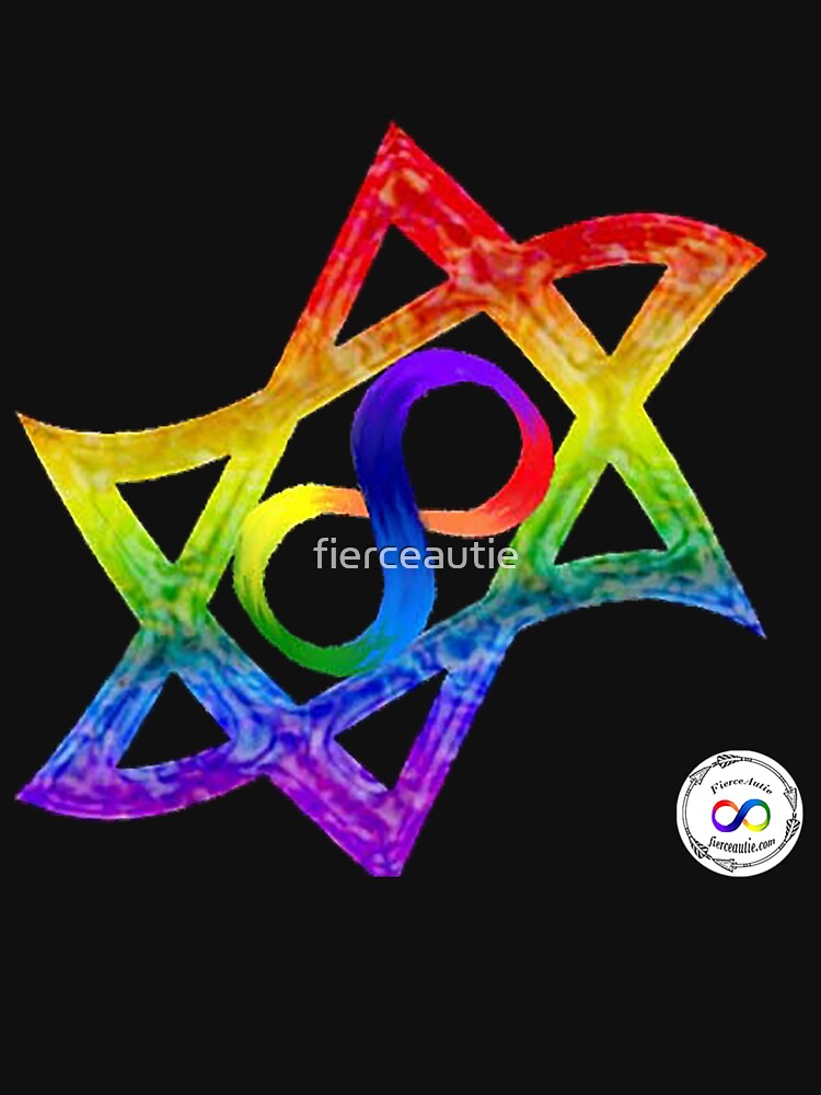Jewish Neurodivergent Pride by fierceautie T-Shirts, Hoodie, Sweatshirt | BlankRebels.com (Image 3)