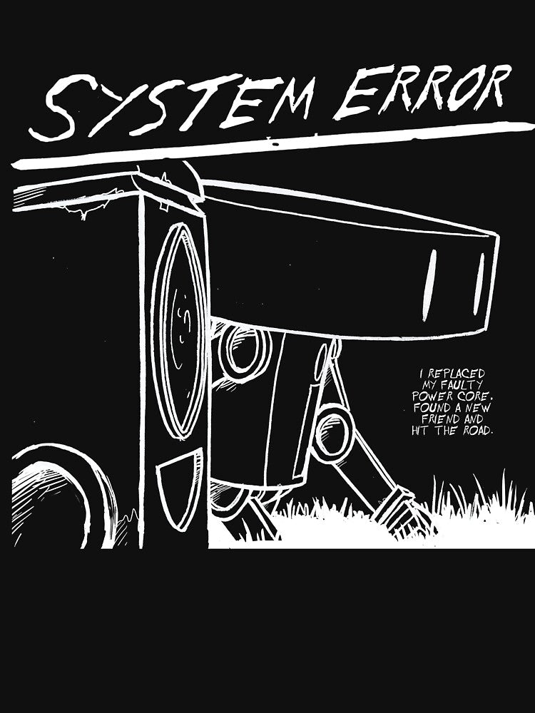 System Error Homage for a black tshirt by SE-Gear Hoodie, Sweatshirt | BlankRebels.com (Image 3)