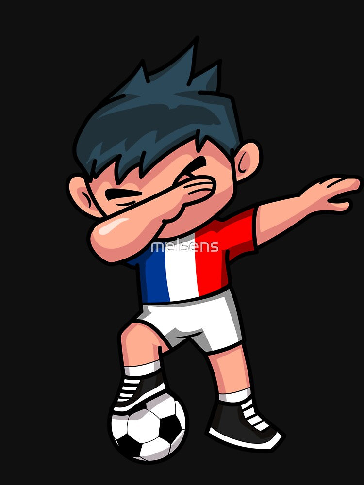 Soccer Boy Dabbing France by melsens