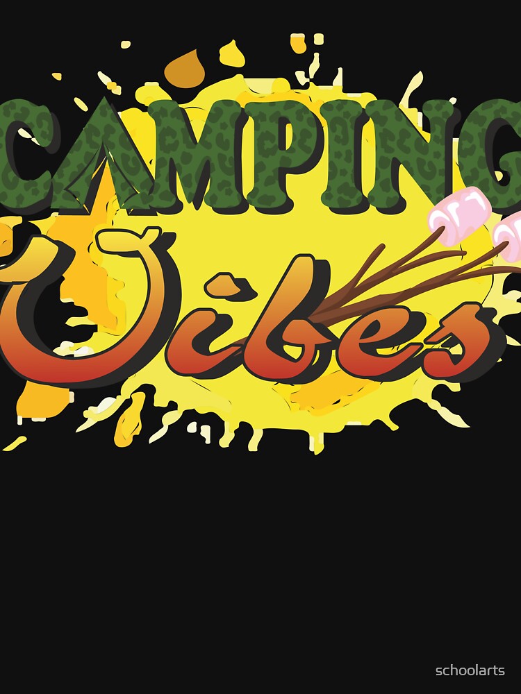 Camping vibes by schoolarts T-Shirts, Hoodie, Sweatshirt | BlankRebels.com (Image 3)