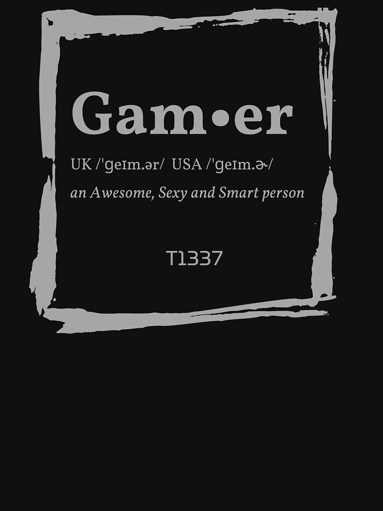 Gamer Dictionary Definition Square by T1337 T-Shirts, Hoodie, Sweatshirt | BlankRebels.com (Image 3)