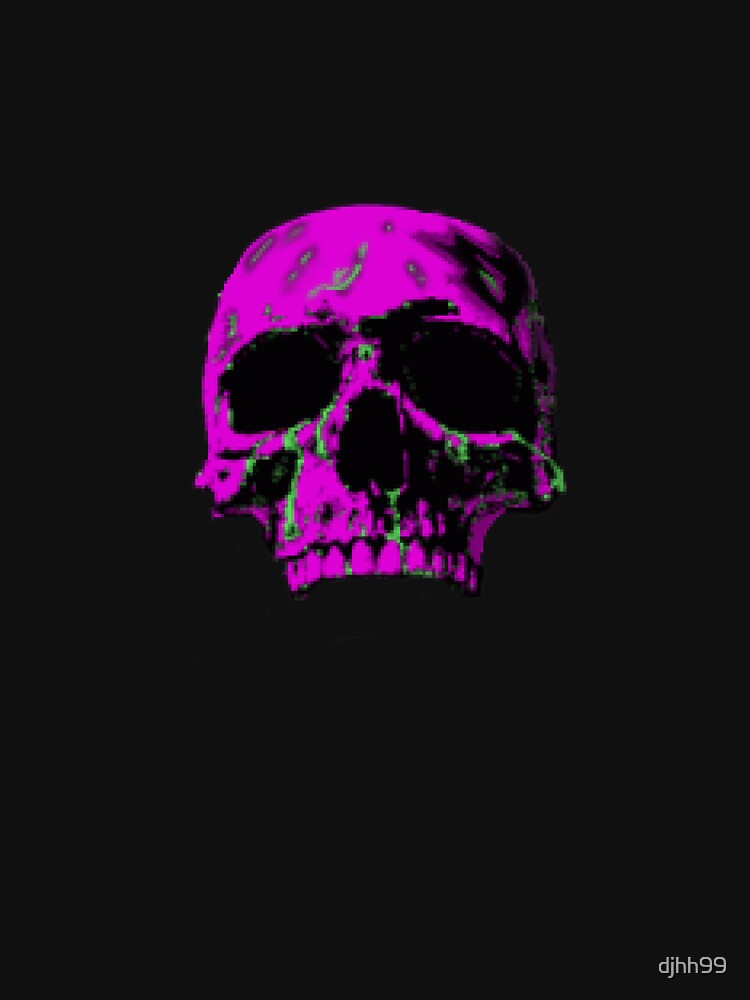 Skull Pixel Art by djhh99 T-Shirts, Hoodie, Sweatshirt | BlankRebels.com (Image 3)