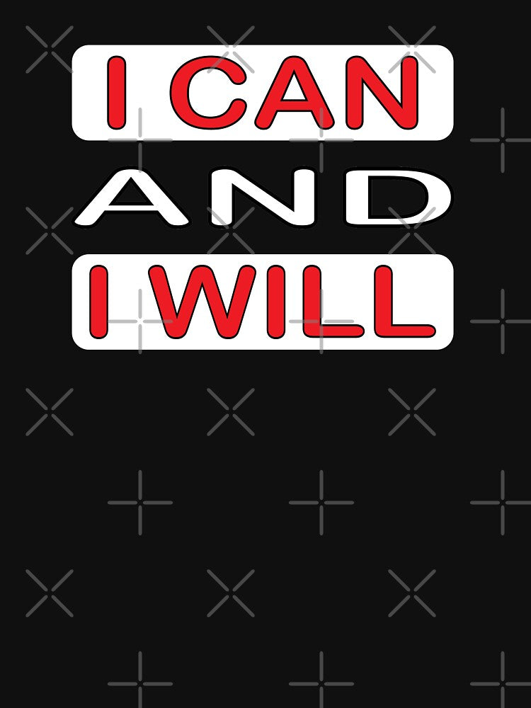 I can and I will, Motivational quotes, positive words and inspirational sayings for encouraging to do the best... (Image 3)