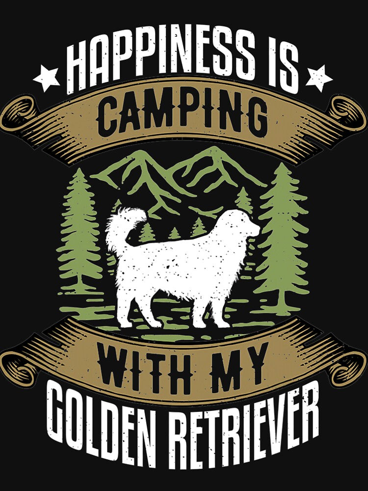 Camping With Golden Retriever  Camp Lover Camping And Dogs by NiceStore095 T-Shirts, Hoodie, Sweatshirt (Image 3)