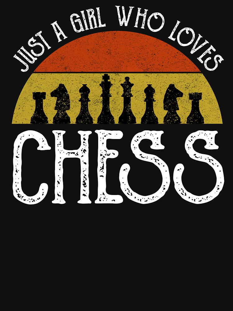 Just A Girl Who Loves Chess by Cat Lady Designs T-Shirts, Hoodie, Sweatshirt | BlankRebels.com (Image 3)