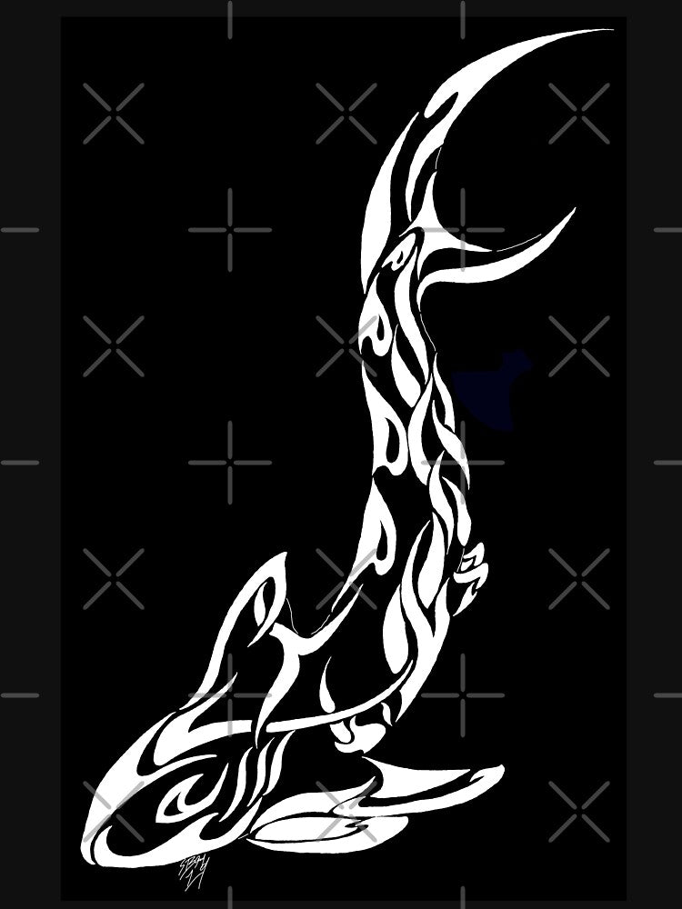 Skeletal Shark by OutcastTattoo01 T-Shirts, Hoodie, Sweatshirt | BlankRebels.com (Image 3)