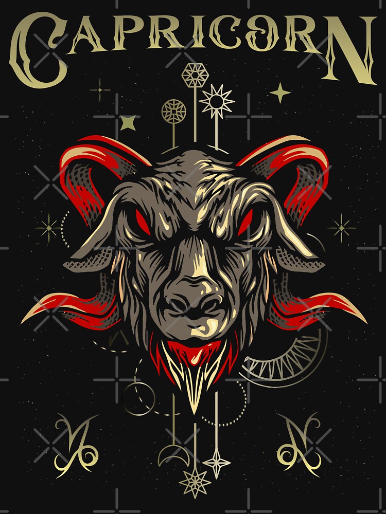 CAPRICORN | STAR SIGN by PSYNOVA T-Shirts, Hoodie, Sweatshirt | BlankRebels.com (Image 3)