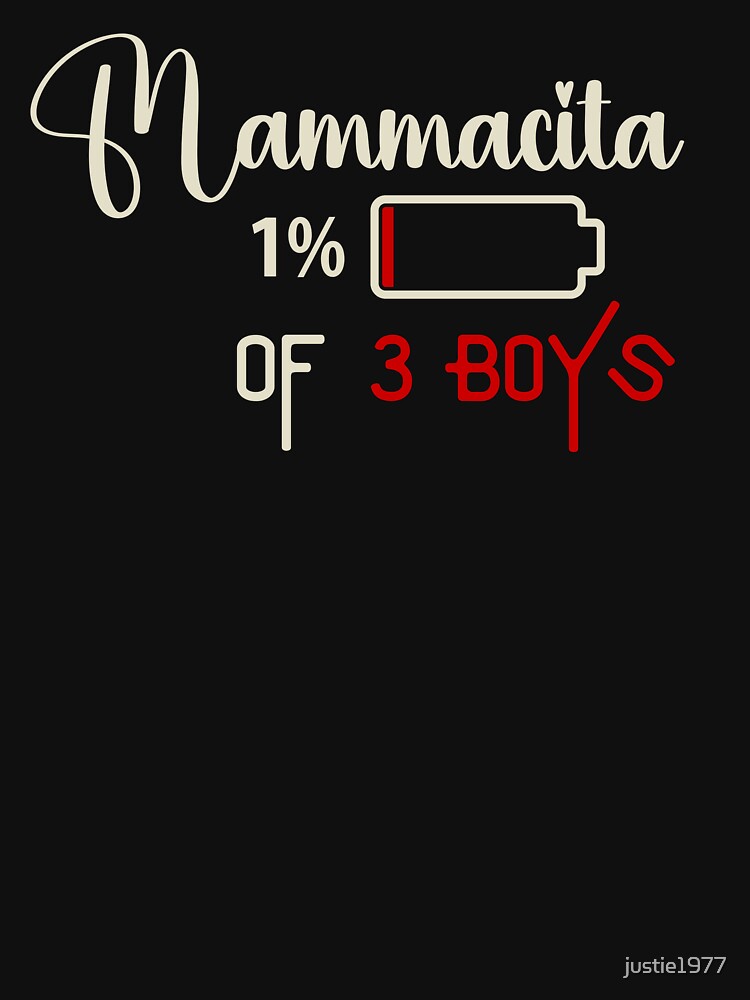 Mammacita of 3 Boys by justie1977 T-Shirts, Hoodie, Sweatshirt | BlankRebels.com (Image 3)