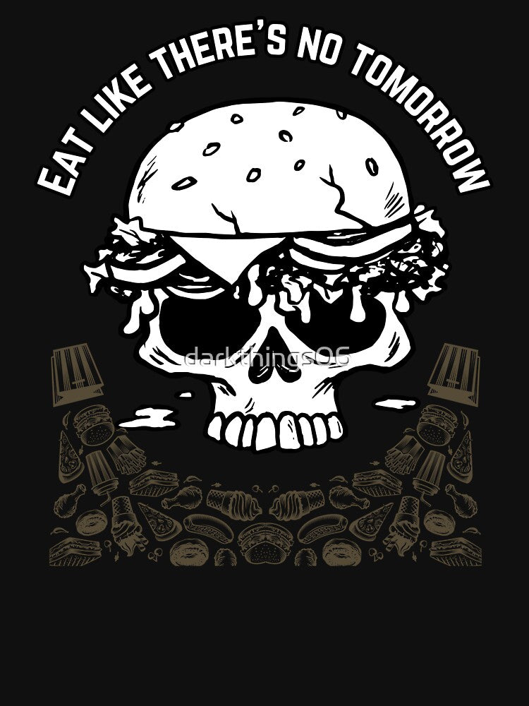 eating burger by darkthings design T-Shirts, Hoodie, Sweatshirt | BlankRebels.com (Image 3)