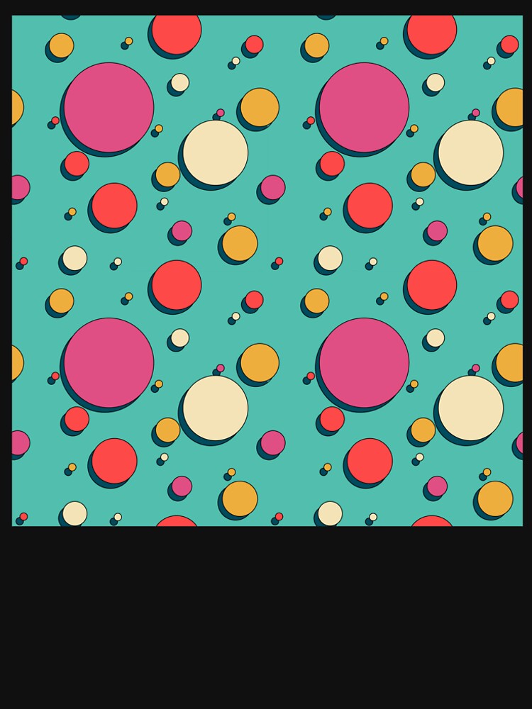80s Retro Circle Design by Greenway Creations T-Shirts, Hoodie, Sweatshirt | BlankRebels.com (Image 2)