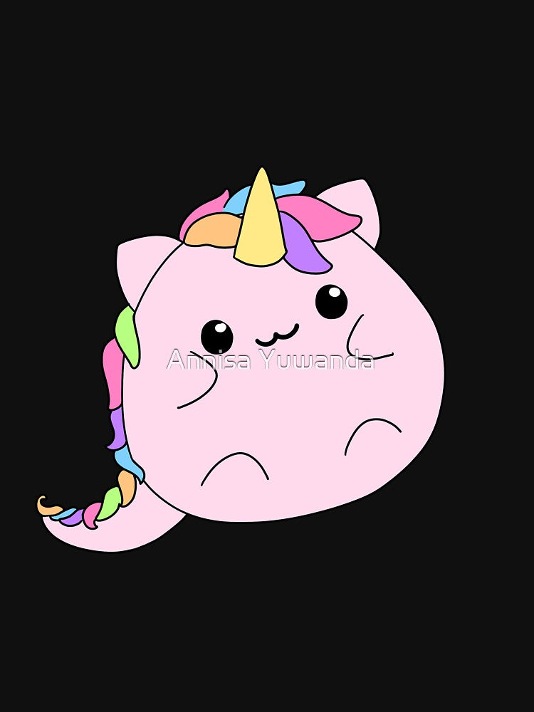 Cute Kawaii Chonky Chibi Funny Unicorn Lover #1 by Annisa Yuwanda T-Shirts, Hoodie, Sweatshirt | BlankRebels.com (Image 3)