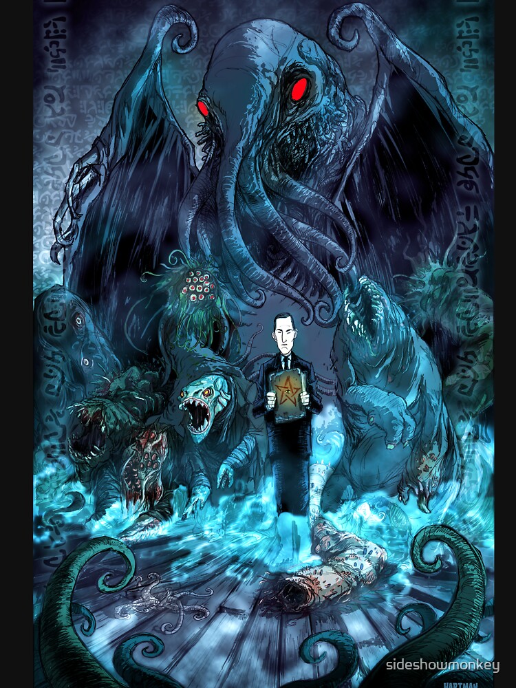 LOVECRAFT by Hartman by sideshowmonkey T-Shirts, Hoodie, Sweatshirt | BlankRebels.com (Image 3)