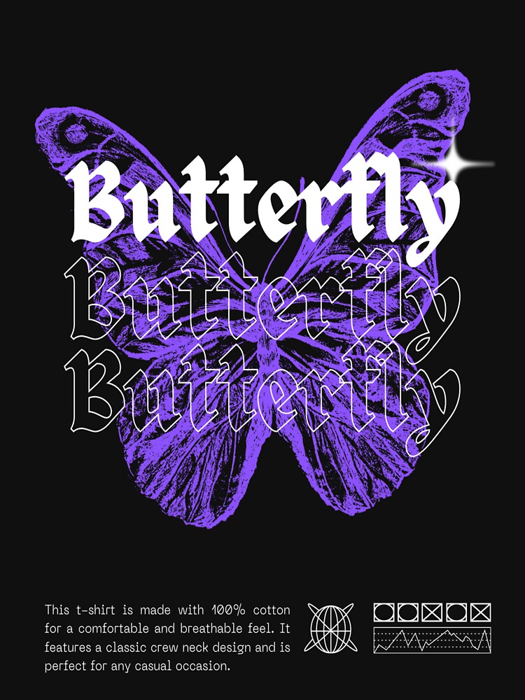 Butterfly by SadBabyboi T-Shirts, Hoodie, Sweatshirt | BlankRebels.com (Image 3)