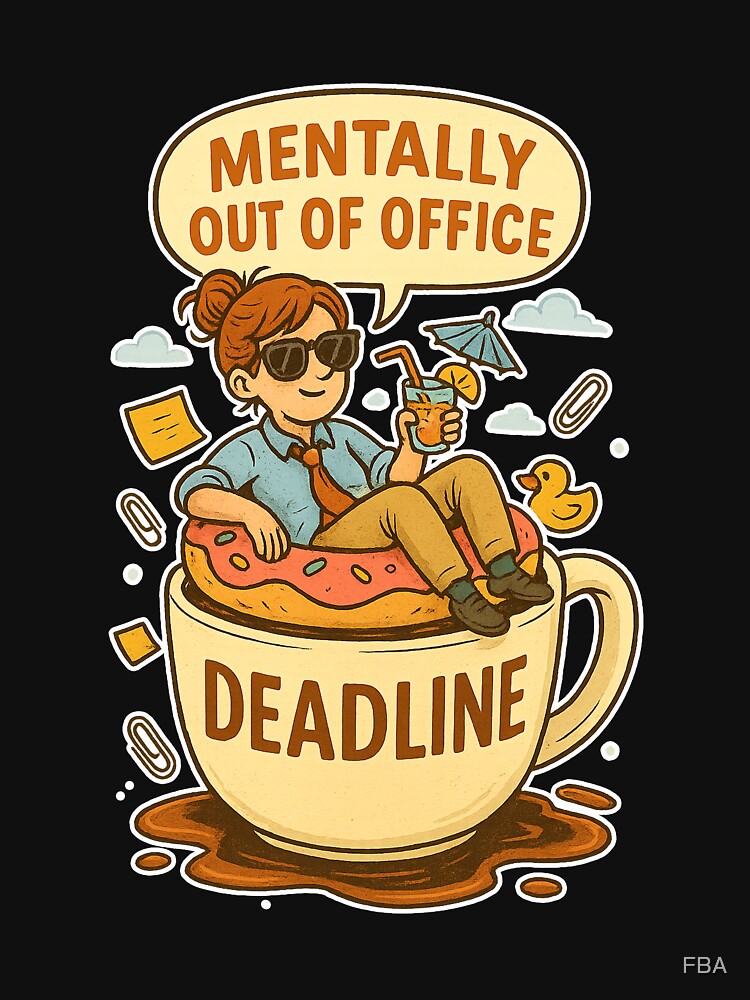 Mentally Out of Office by FBA T-Shirts, Hoodie, Sweatshirt | BlankRebels.com (Image 3)