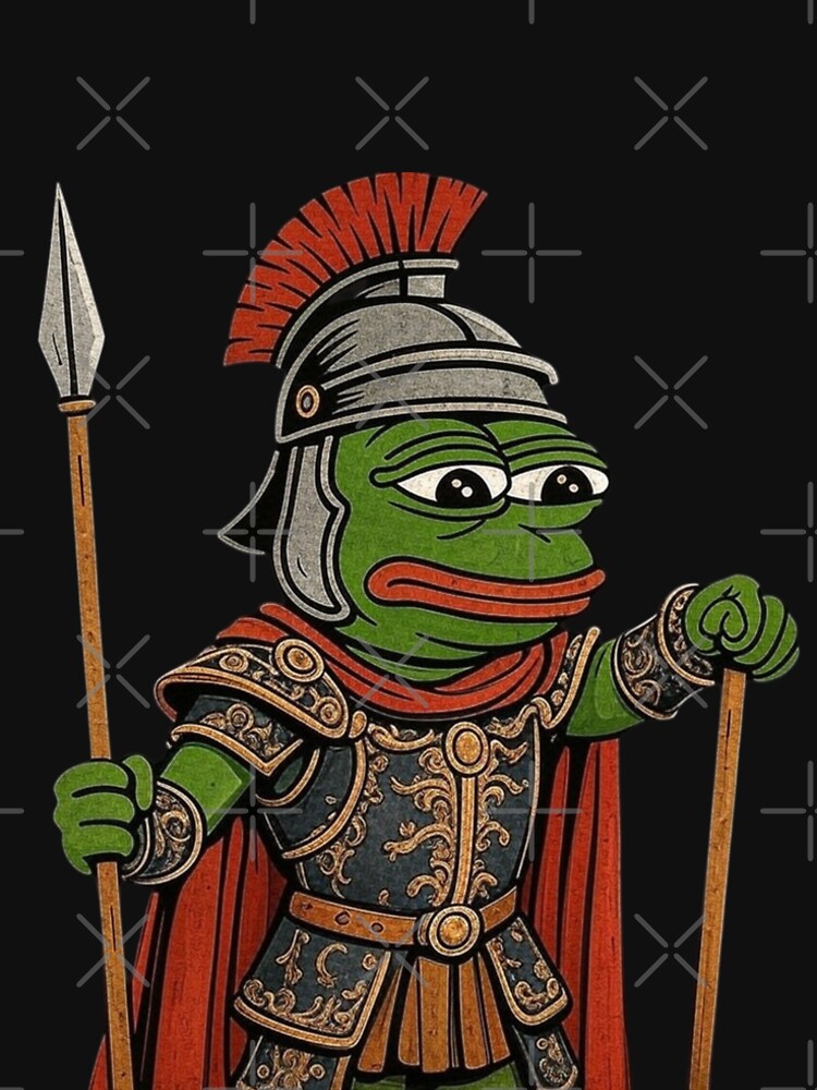 Pepe the crypto meme - Roman Legionary by DigitaledbyTailor T-Shirts, Hoodie, Sweatshirt | BlankRebels.com (Image 2)