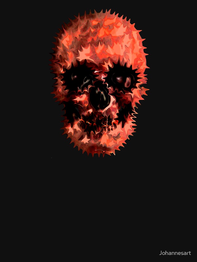 Spiky Skull by Johannesart T-Shirts, Hoodie, Sweatshirt | BlankRebels.com (Image 3)