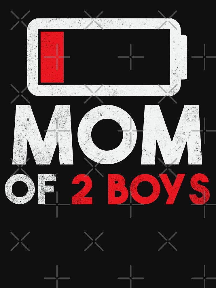 Mom of 2 Boys | Mom of Two Boys Grunge by RR-Arts T-Shirts, Hoodie, Sweatshirt | BlankRebels.com (Image 3)