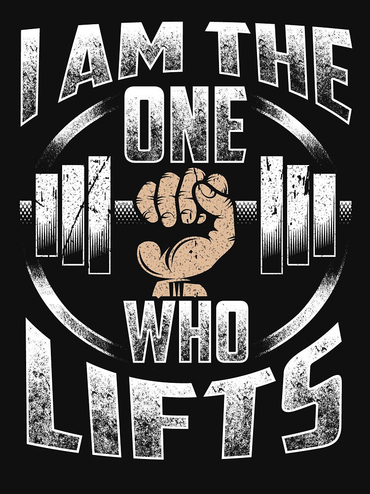Funny Fitness Workout "I Am The One Who Lifts" Pun Tee by festivalshirt Hoodie, Sweatshirt | BlankRebels.com (Image 3)