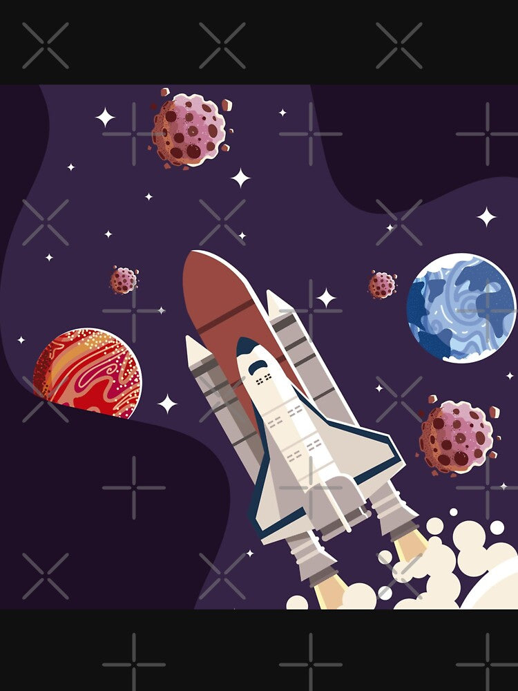 Spaceship and Planets by TheSkullArmy T-Shirts, Hoodie, Sweatshirt | BlankRebels.com (Image 3)
