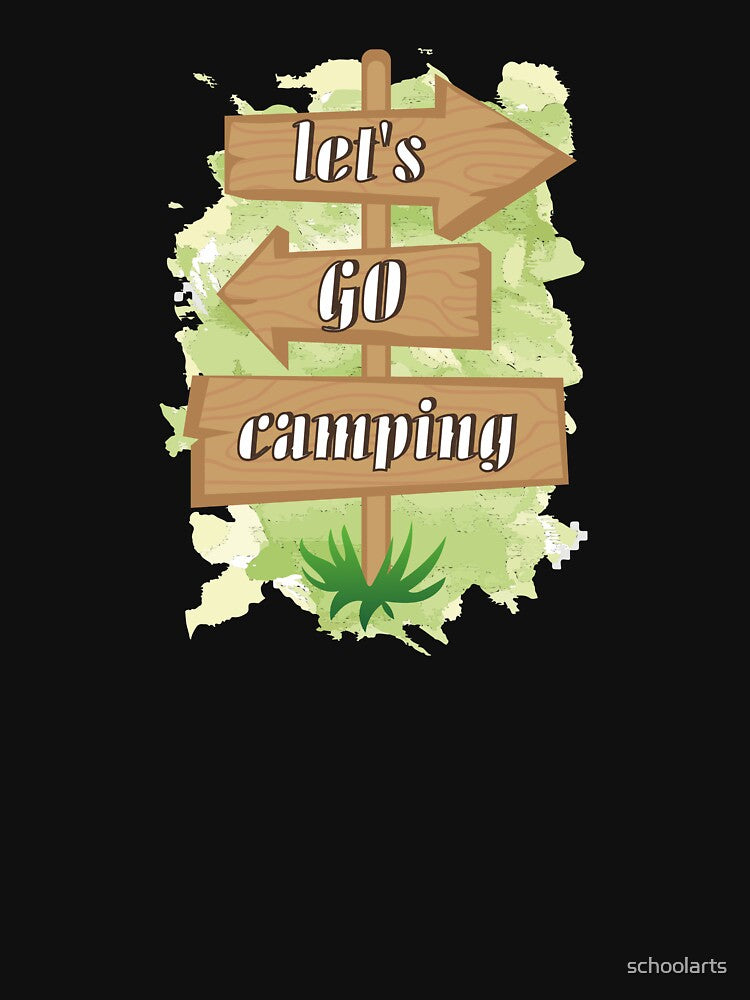 let go camping by schoolarts T-Shirts, Hoodie, Sweatshirt | BlankRebels.com (Image 3)
