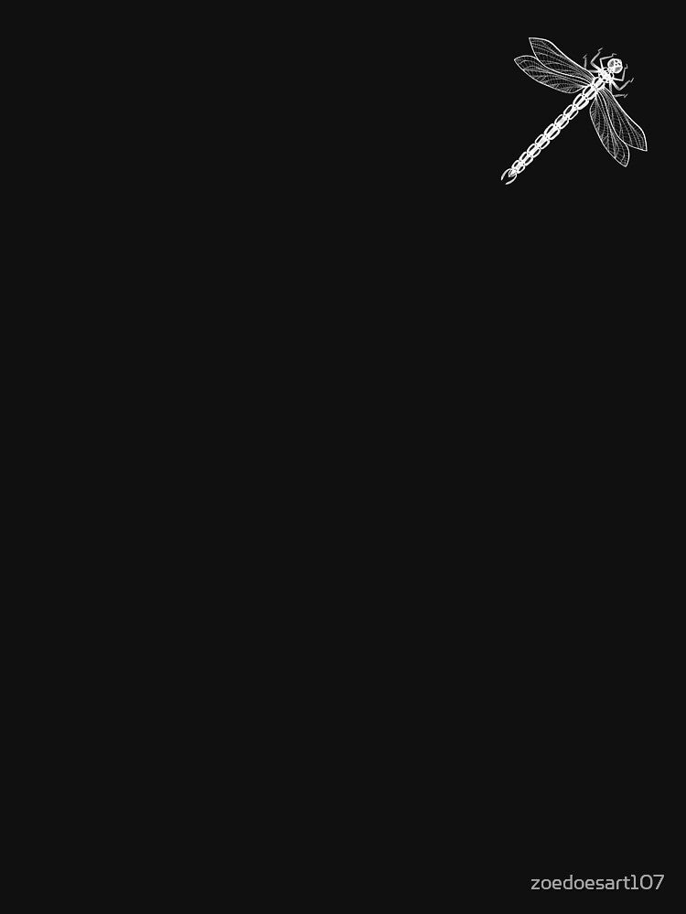 White Dragonfly by zoedoesart107 T-Shirts, Hoodie, Sweatshirt | BlankRebels.com (Image 3)