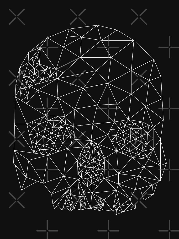 Skull (Geometric) by sammich96 T-Shirts, Hoodie, Sweatshirt | BlankRebels.com (Image 3)