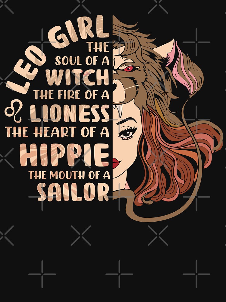 LEO | ZODIAC SIGN | QUOTE by PSYNOVA T-Shirts, Hoodie, Sweatshirt | BlankRebels.com (Image 3)