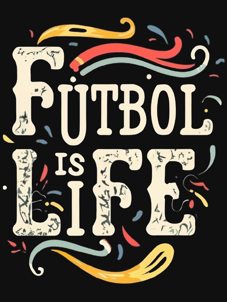 Futbol Is Life Modern Soccer Fan Classic T-Shirt by hero08