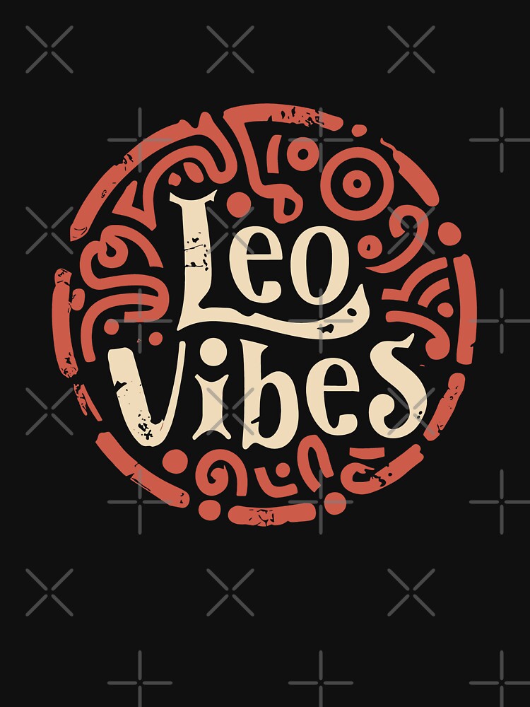 Vintage Leo Vibes Abstract by SweetClicks123 T-Shirts, Hoodie, Sweatshirt | BlankRebels.com (Image 3)