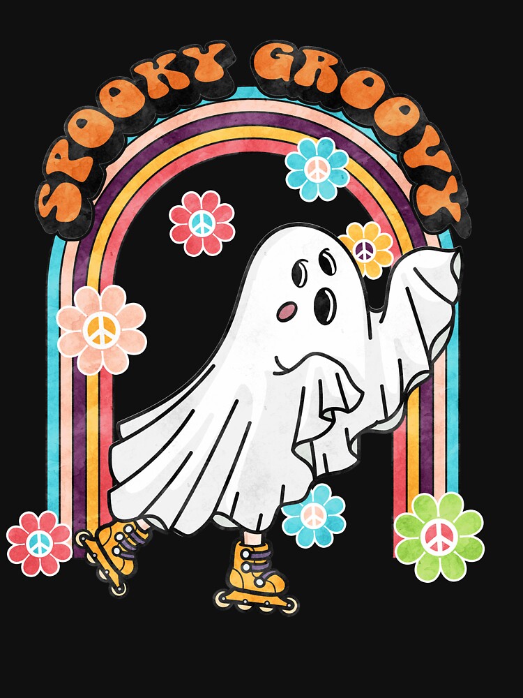 Spooky Groovy Halloween Sublimation by Belhbib Art ⭐⭐⭐⭐⭐ T-Shirts, Hoodie, Sweatshirt | BlankRebels.com (Image 3)