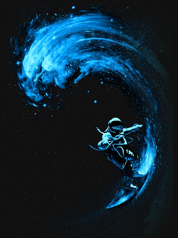 Space Surfing by nicebleed T-Shirts, Hoodie, Sweatshirt | BlankRebels.com (Image 3)