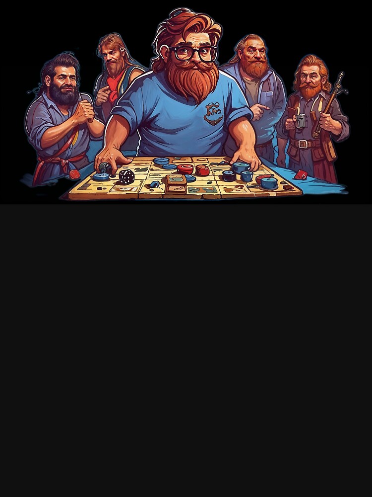 Board game nights with the gang by Meeple Mania T-Shirts, Hoodie, Sweatshirt | BlankRebels.com (Image 3)