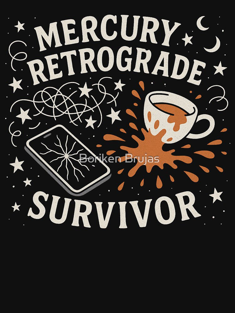 Mercury Retrograde Survivor by Boriken Brujas T-Shirts, Hoodie, Sweatshirt | BlankRebels.com (Image 3)