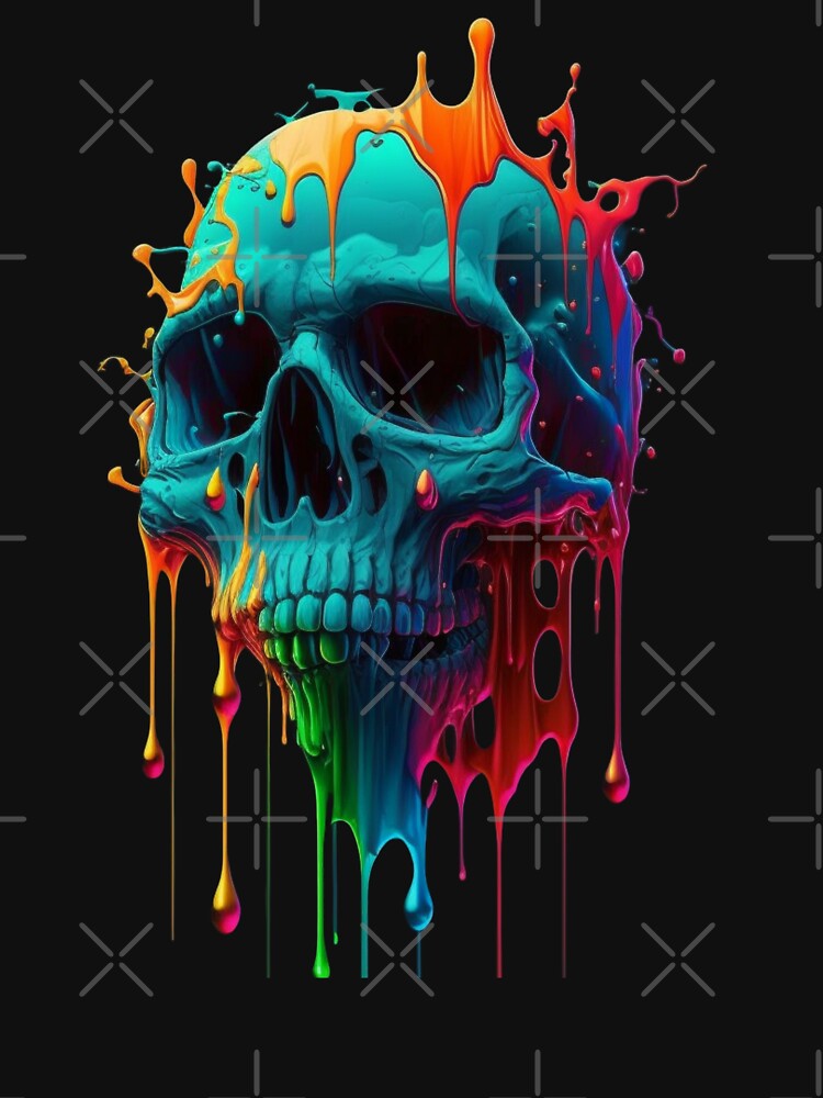 Skull Art by DarkYarns T-Shirts, Hoodie, Sweatshirt | BlankRebels.com (Image 3)