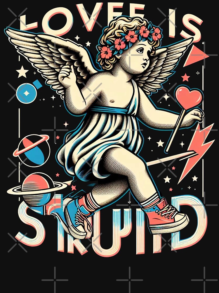 Love Is Stupid - Cute Sarcasm by Fictio ⭐⭐⭐⭐⭐ T-Shirts, Hoodie, Sweatshirt | BlankRebels.com (Image 3)