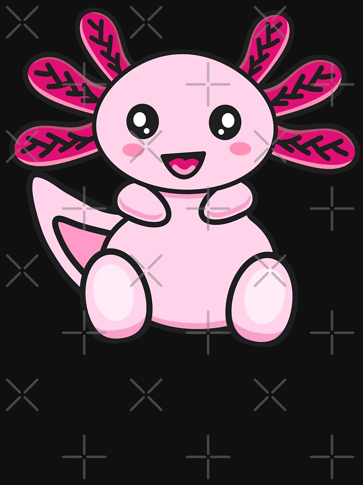 Cute Kawaii Baby Axolotl by eternallygifted T-Shirts, Hoodie, Sweatshirt | BlankRebels.com (Image 3)