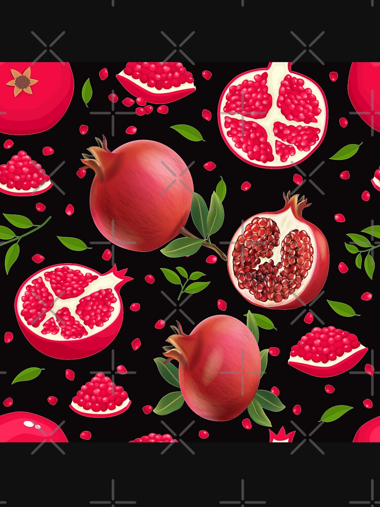 pomegranate pattern by virilamissa T-Shirts, Hoodie, Sweatshirt | BlankRebels.com (Image 3)
